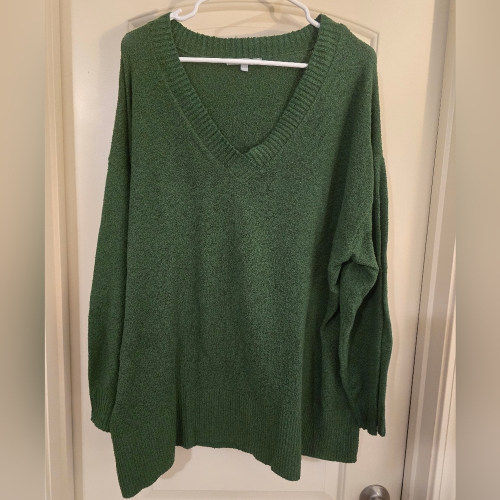 Women's Plus Size Sweater - Green